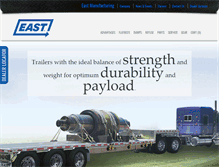 Tablet Screenshot of eastmfg.com
